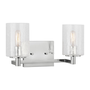 Generation Lighting - GLV1032EN/CH - Two Light Wall / Bath - Parker - Chrome