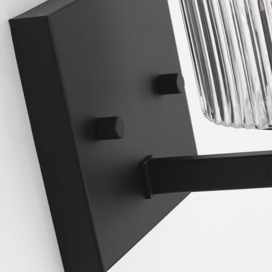 Generation Lighting - GLV1041MBK - One Light Wall / Bath Sconce - Lando - Midnight Black