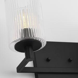 Generation Lighting - GLV1042EN/MBK - Two Light Wall / Bath - Lando - Midnight Black
