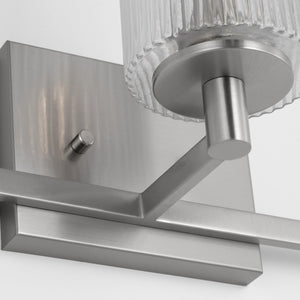 Generation Lighting - GLV1043EN/BS - Three Light Wall / Bath - Lando - Brushed Steel