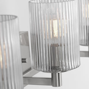 Generation Lighting - GLV1043EN/BS - Three Light Wall / Bath - Lando - Brushed Steel