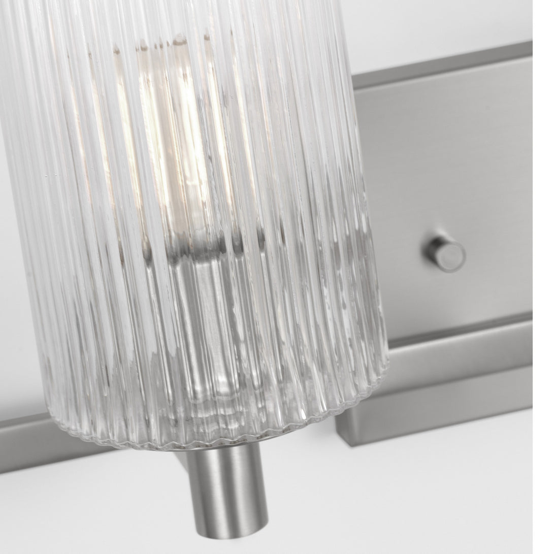 Generation Lighting - GLV1044EN/BS - Four Light Wall / Bath - Lando - Brushed Steel