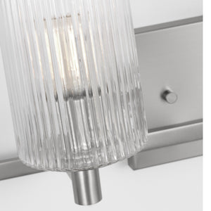 Generation Lighting - GLV1044EN/BS - Four Light Wall / Bath - Lando - Brushed Steel