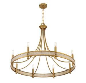 Savoy House - 1-2054-8-322 - Eight Light Chandelier - Camden - Warm Brass