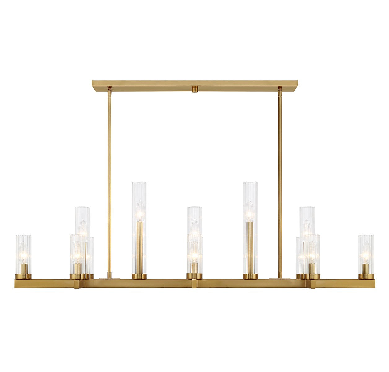 Savoy House - 1-2636-13-322 - 13 Light Linear Chandelier - Carina - Warm Brass