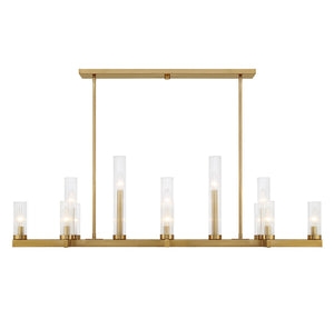 Savoy House - 1-2636-13-322 - 13 Light Linear Chandelier - Carina - Warm Brass