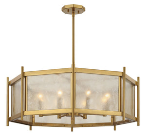 Savoy House - 1-3803-8-322 - Eight Light Chandelier - Jacobs - Warm Brass