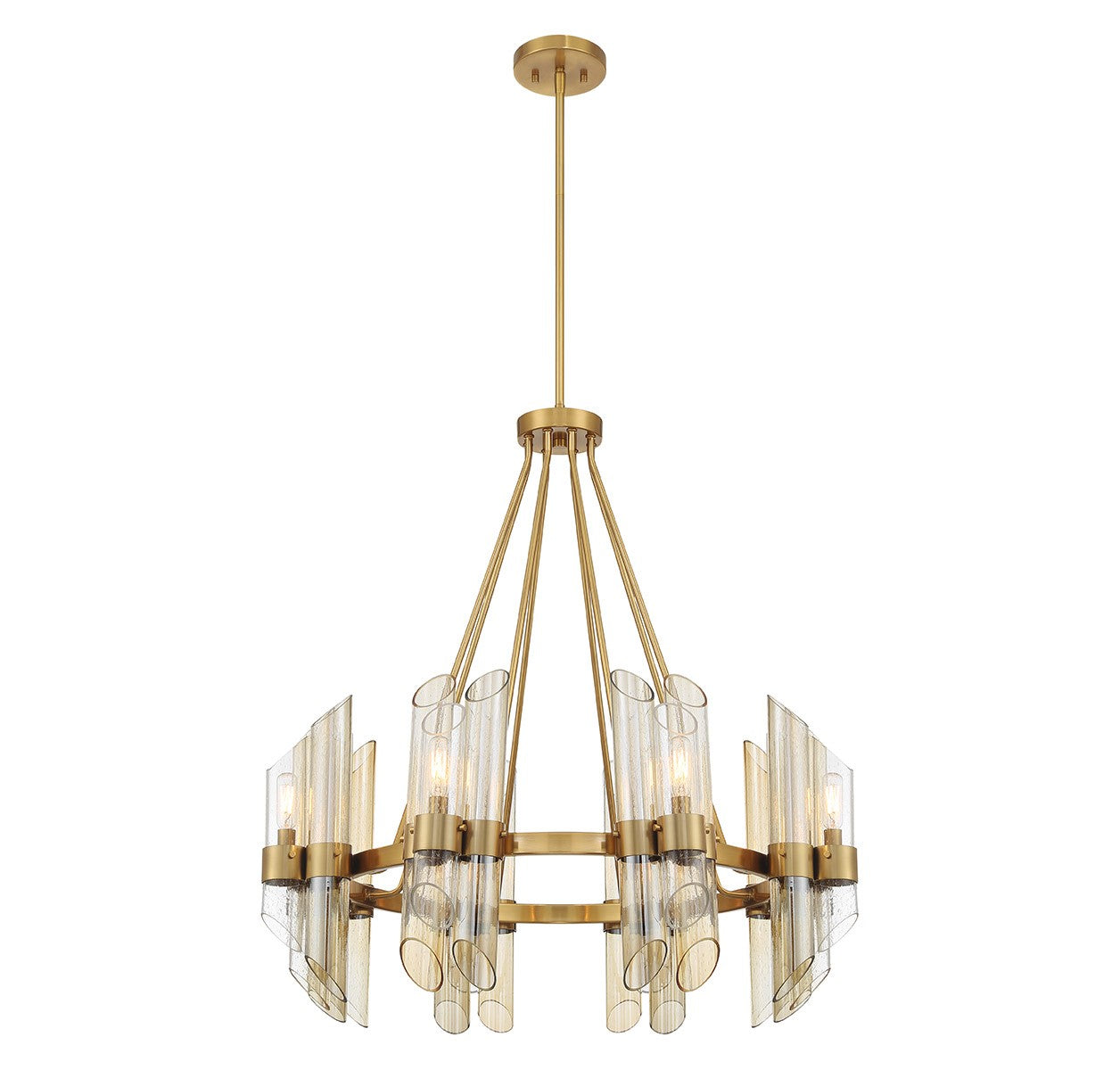 Savoy House - 1-9105-8-322 - Eight Light Chandelier - Biltmore - Warm Brass