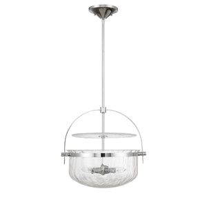 Savoy House - 6-4723-4-11 - Four Light Convertible Semi-Flush/Pendant - Denmar - Polished Chrome