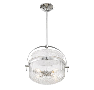 Savoy House - 6-4723-4-11 - Four Light Convertible Semi-Flush/Pendant - Denmar - Polished Chrome