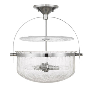 Savoy House - 6-4723-4-11 - Four Light Convertible Semi-Flush/Pendant - Denmar - Polished Chrome