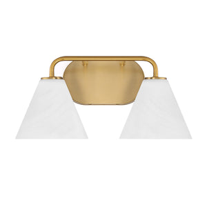 Savoy House - 8-2988-2-322 - Two Light Bathroom Vanity - Blair - Warm Brass