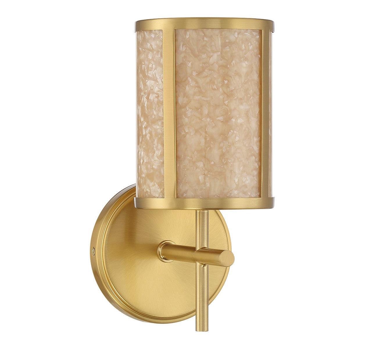 Savoy House - 9-2055-1-322 - One Light Bathroom Vanity - Camden - Warm Brass