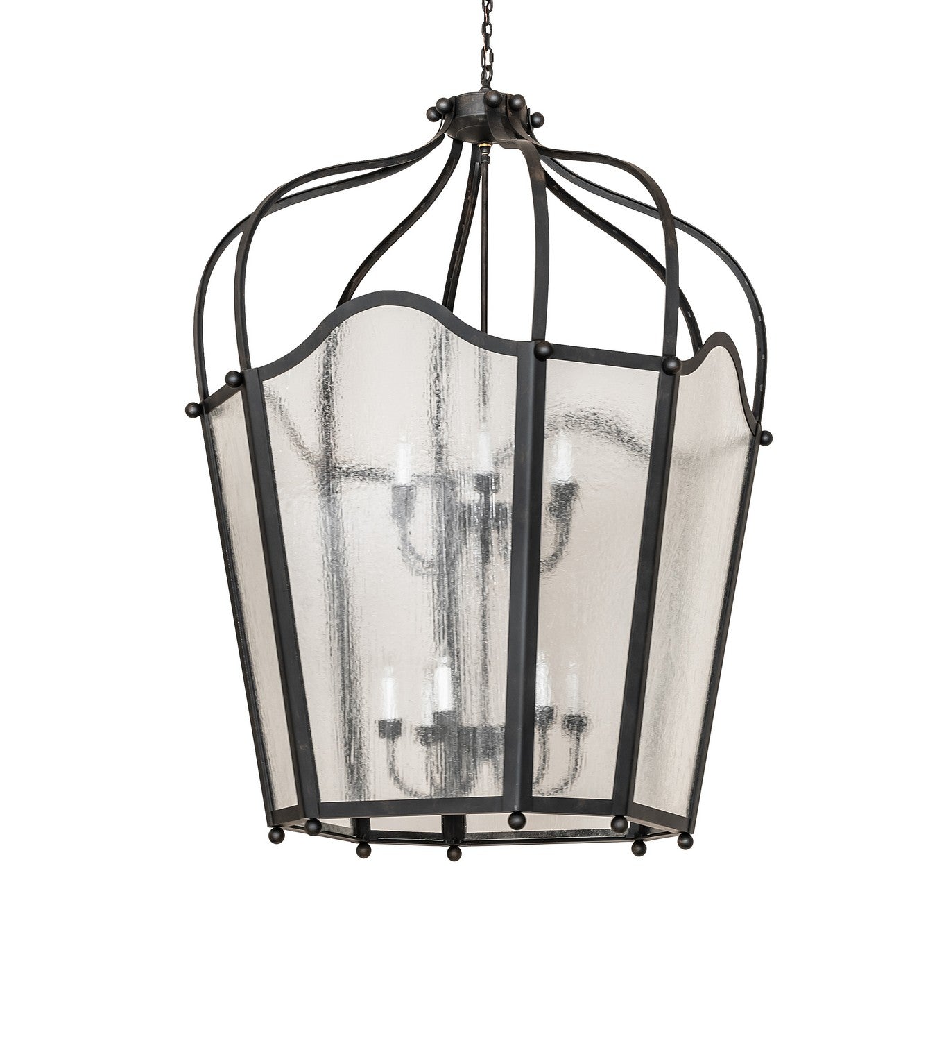 Meyda Tiffany - 270941 - 12 Light Pendant - Citadel - Blackened Steel