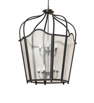 Meyda Tiffany - 270941 - 12 Light Pendant - Citadel - Blackened Steel