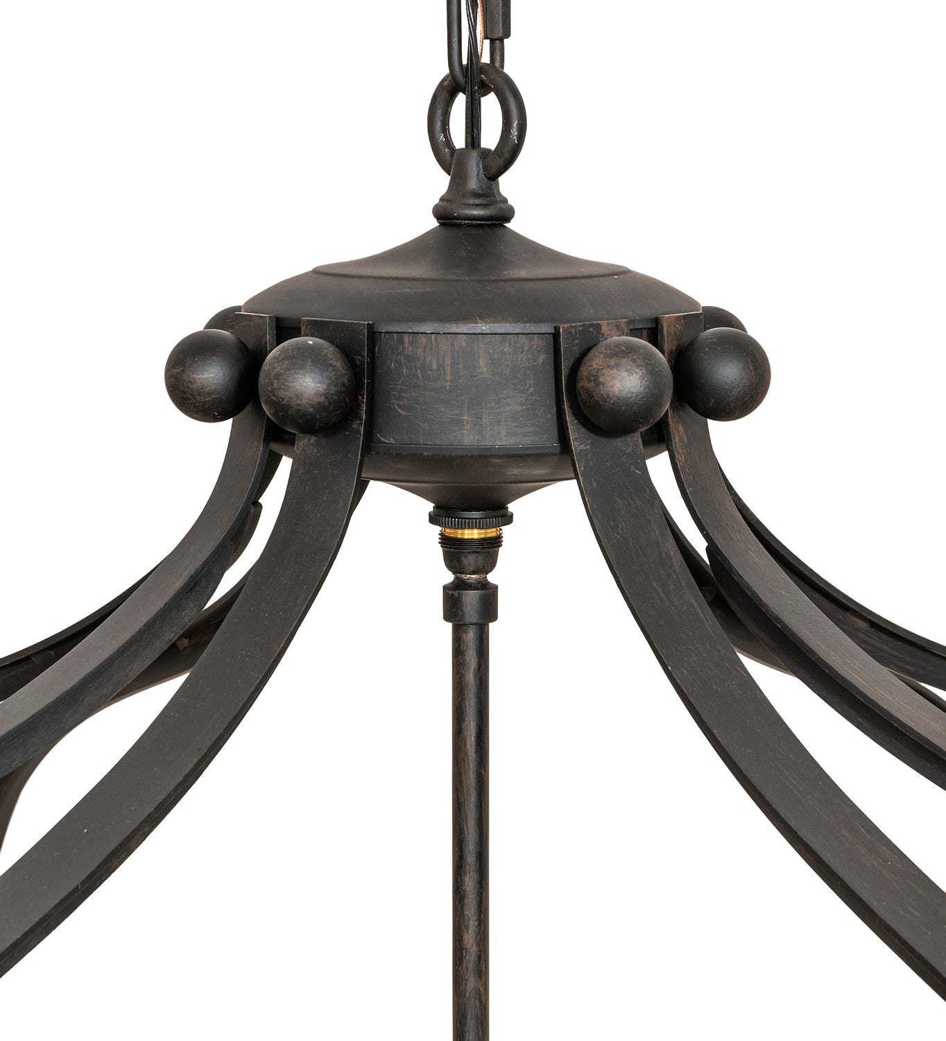 Meyda Tiffany - 270941 - 12 Light Pendant - Citadel - Blackened Steel