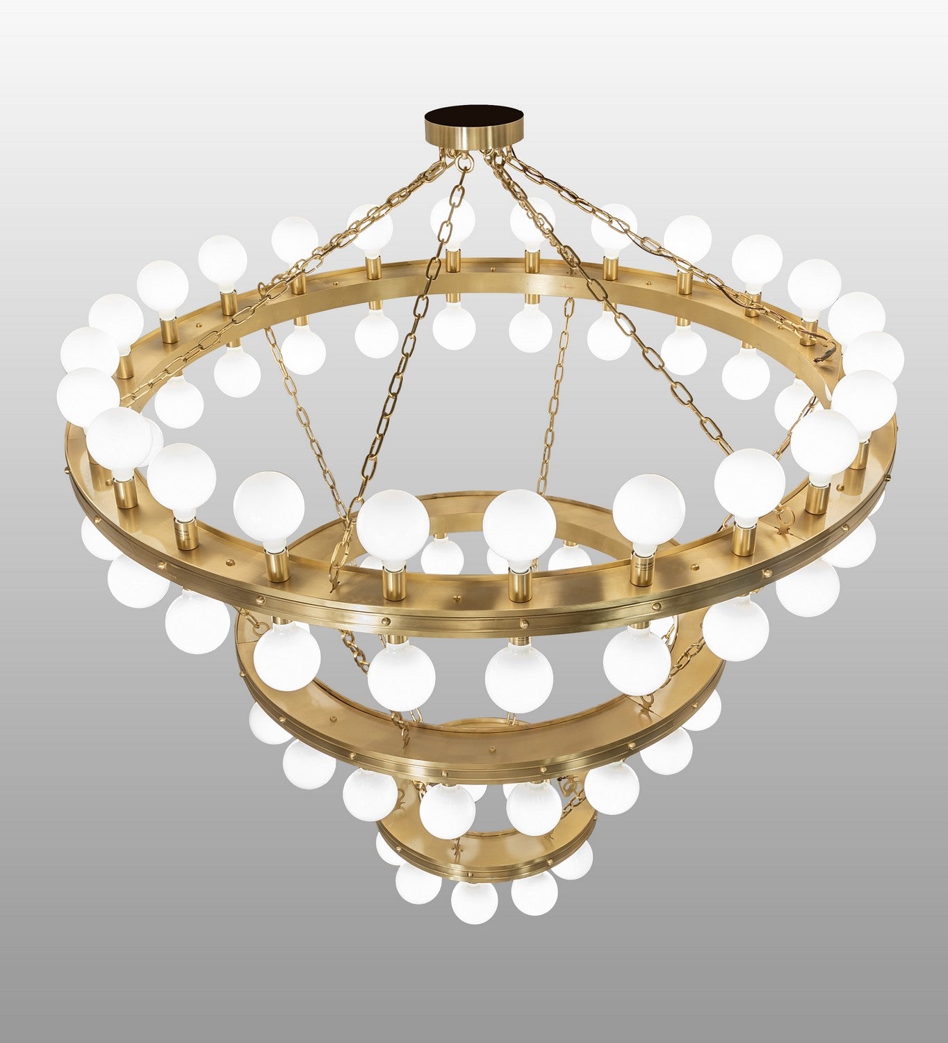 Meyda Tiffany - 272091 - LED Chandelier - Albion - Brushed Brass