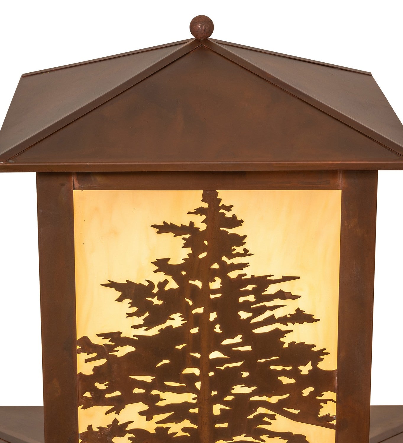 Meyda Tiffany - 272697 - One Light Pier Mount - Tamarack - Vintage Copper