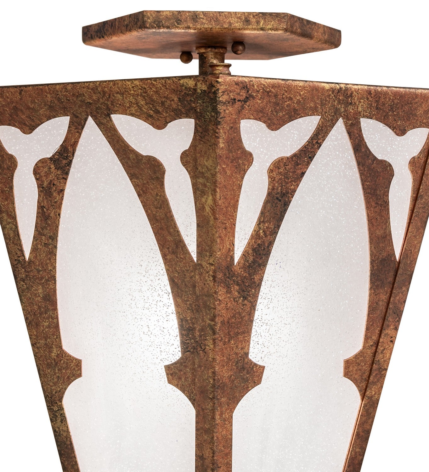 Meyda Tiffany - 272846 - One Light Flushmount - Church - Autumn Leaf