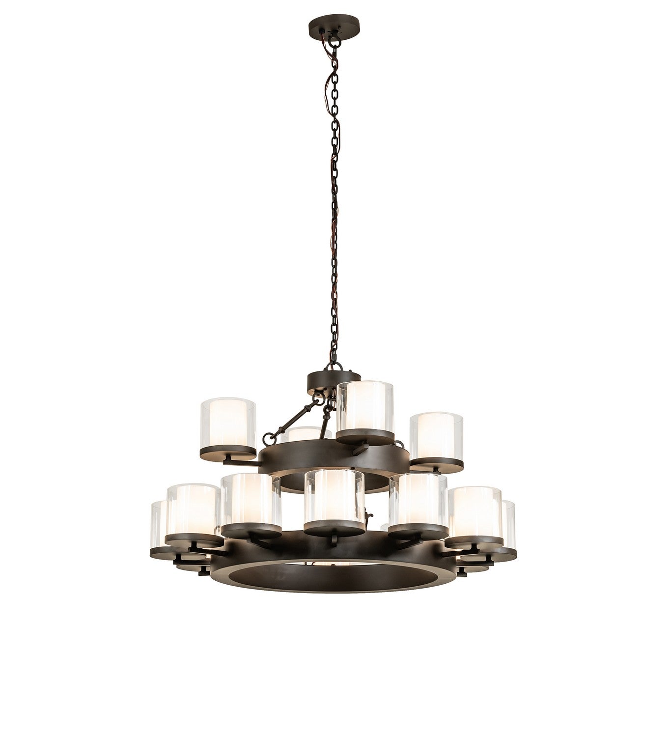 Meyda Tiffany - 272958 - 16 Light Chandelier - Noziroh Ring - Oil Rubbed Bronze