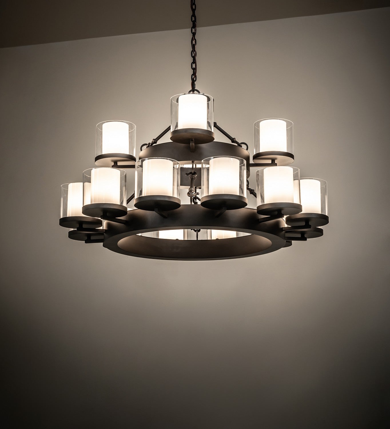 Meyda Tiffany - 272958 - 16 Light Chandelier - Noziroh Ring - Oil Rubbed Bronze