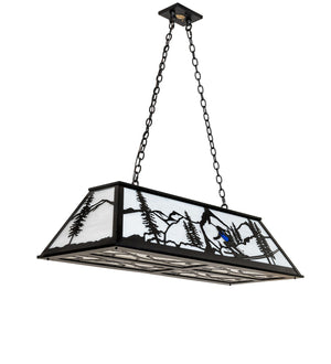 Meyda Tiffany - 273233 - Six Light Pendant - Alpine - Textured Black