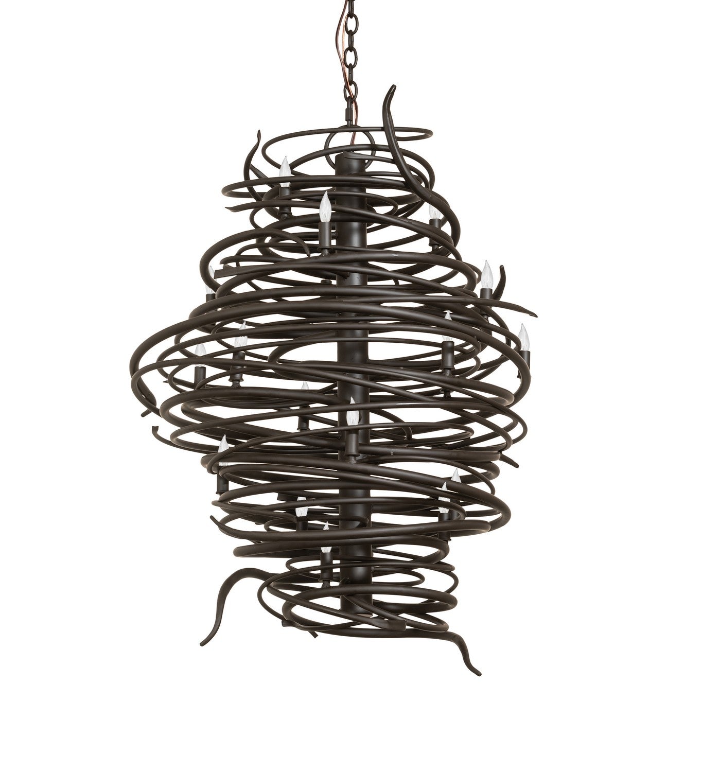 Meyda Tiffany - 273436 - 20 Light Chandelier - Cyclone - Oil Rubbed Bronze