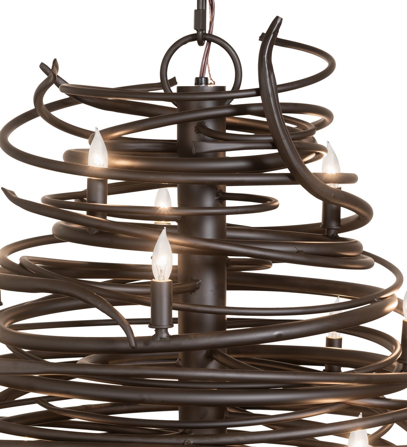 Meyda Tiffany - 273436 - 20 Light Chandelier - Cyclone - Oil Rubbed Bronze