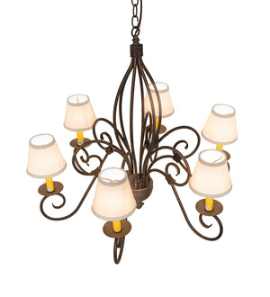 Meyda Tiffany - 273534 - Six Light Chandelier - Squire