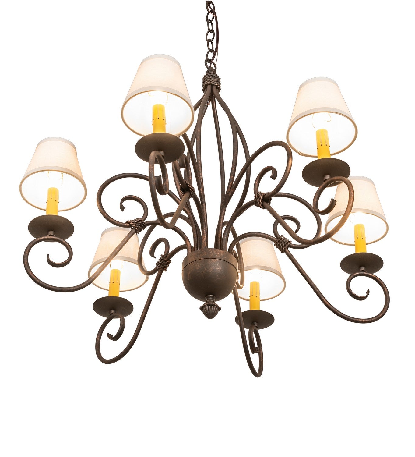 Meyda Tiffany - 273534 - Six Light Chandelier - Squire