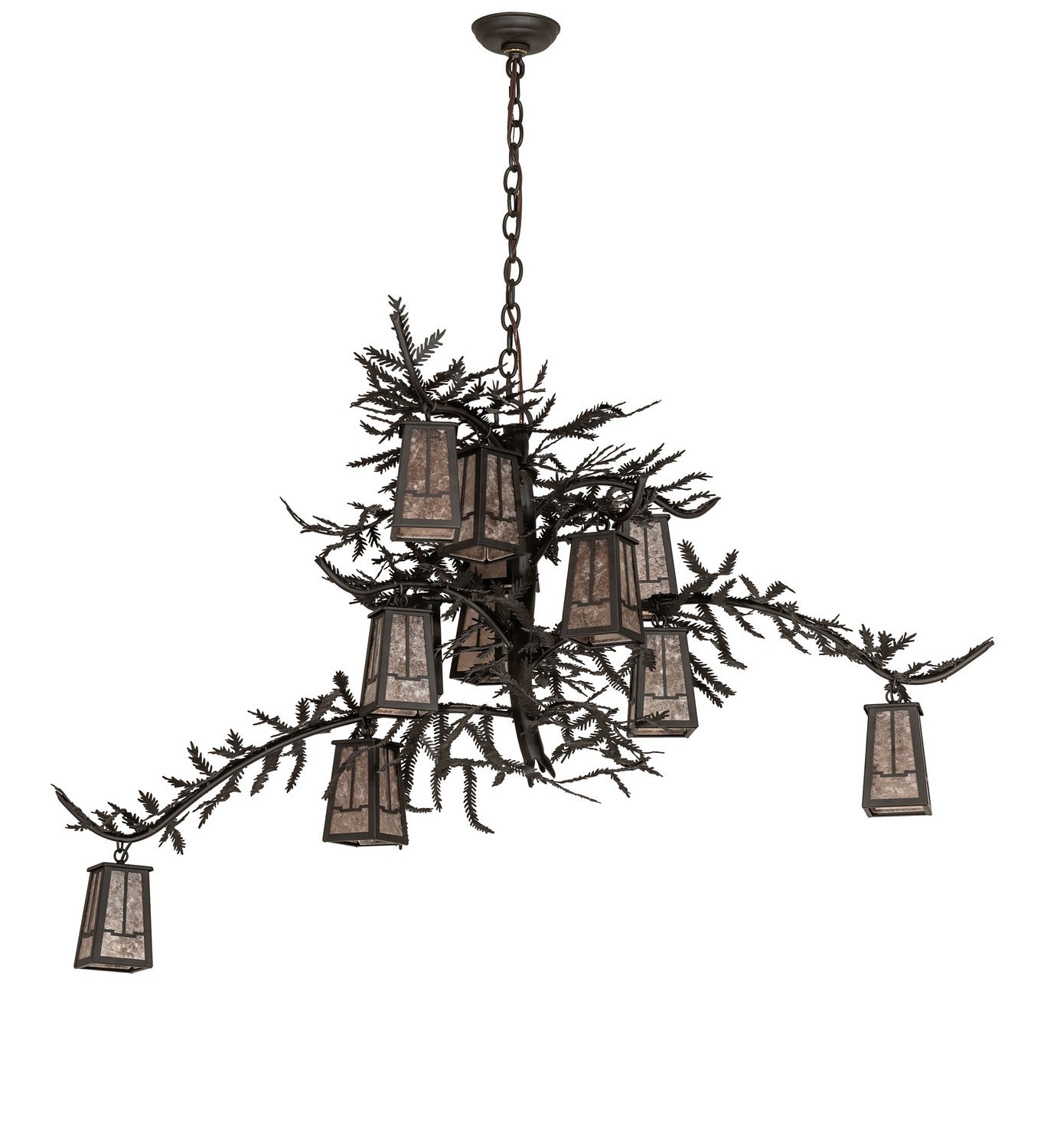 Meyda Tiffany - 273697 - 12 Light Chandelier - Pine Branch - Oil Rubbed Bronze