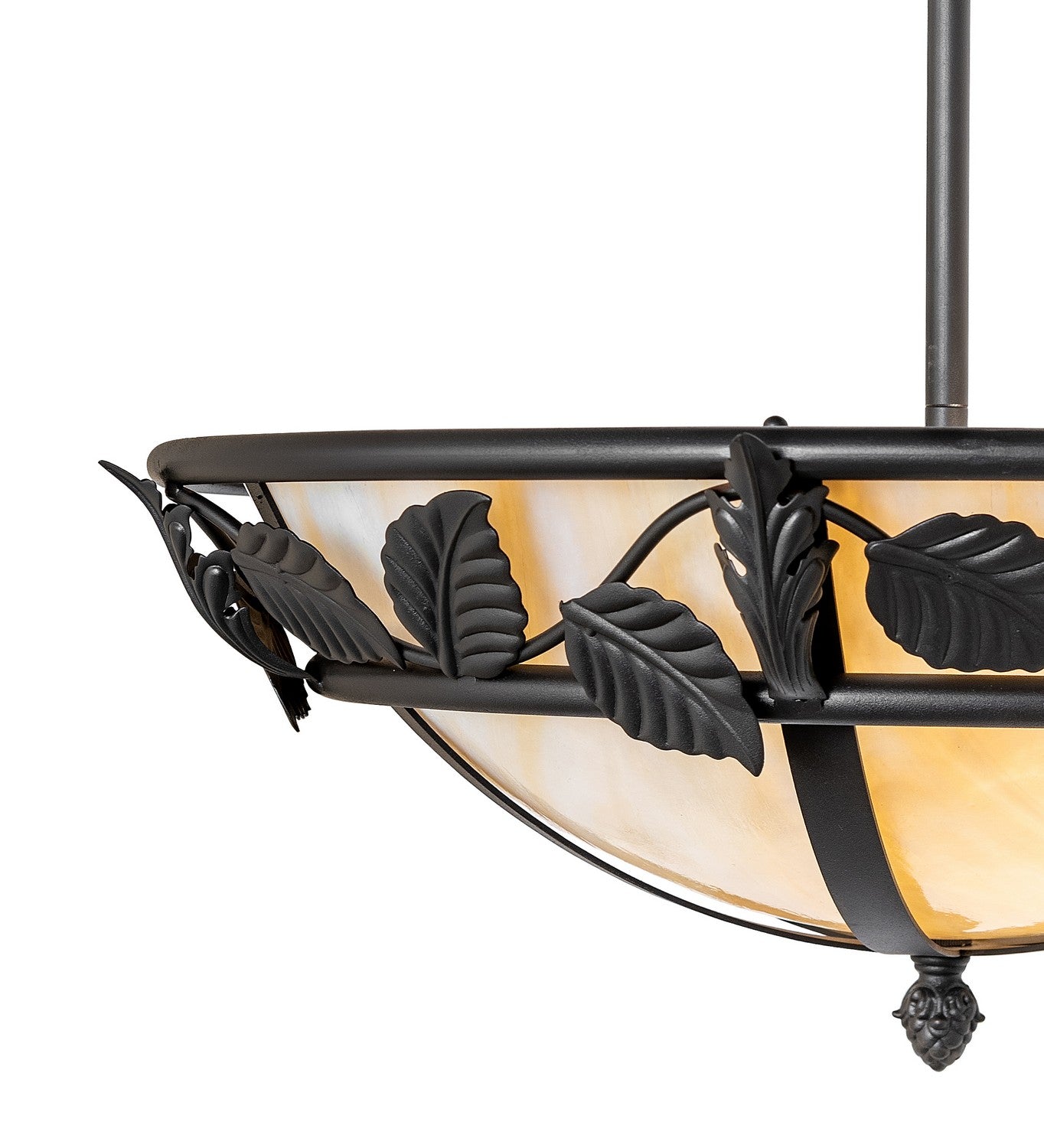 Meyda Tiffany - 273907 - Two Light Semi-Flushmount - Estelle - Wrought Iron