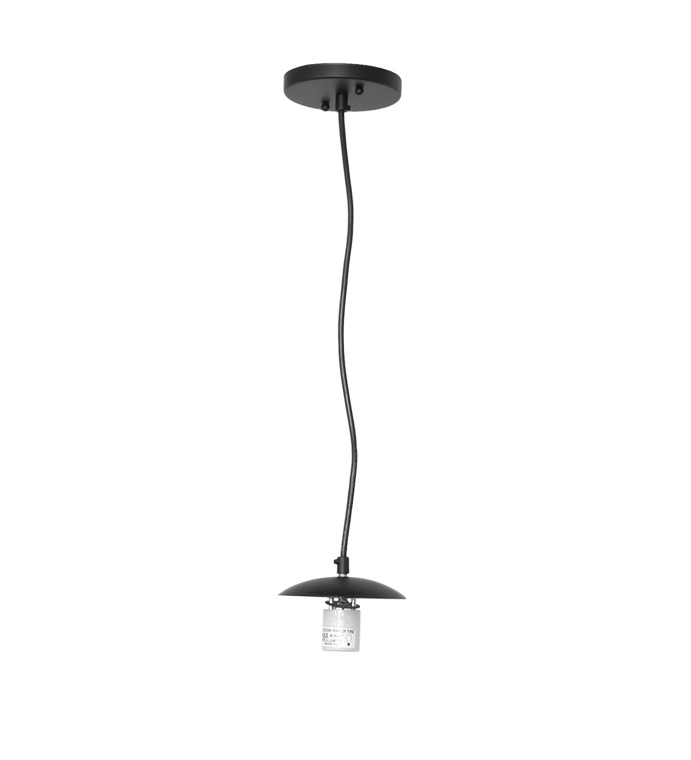 Meyda Tiffany - 274292 - One Light Mini Pendant - Bola - Solar Black