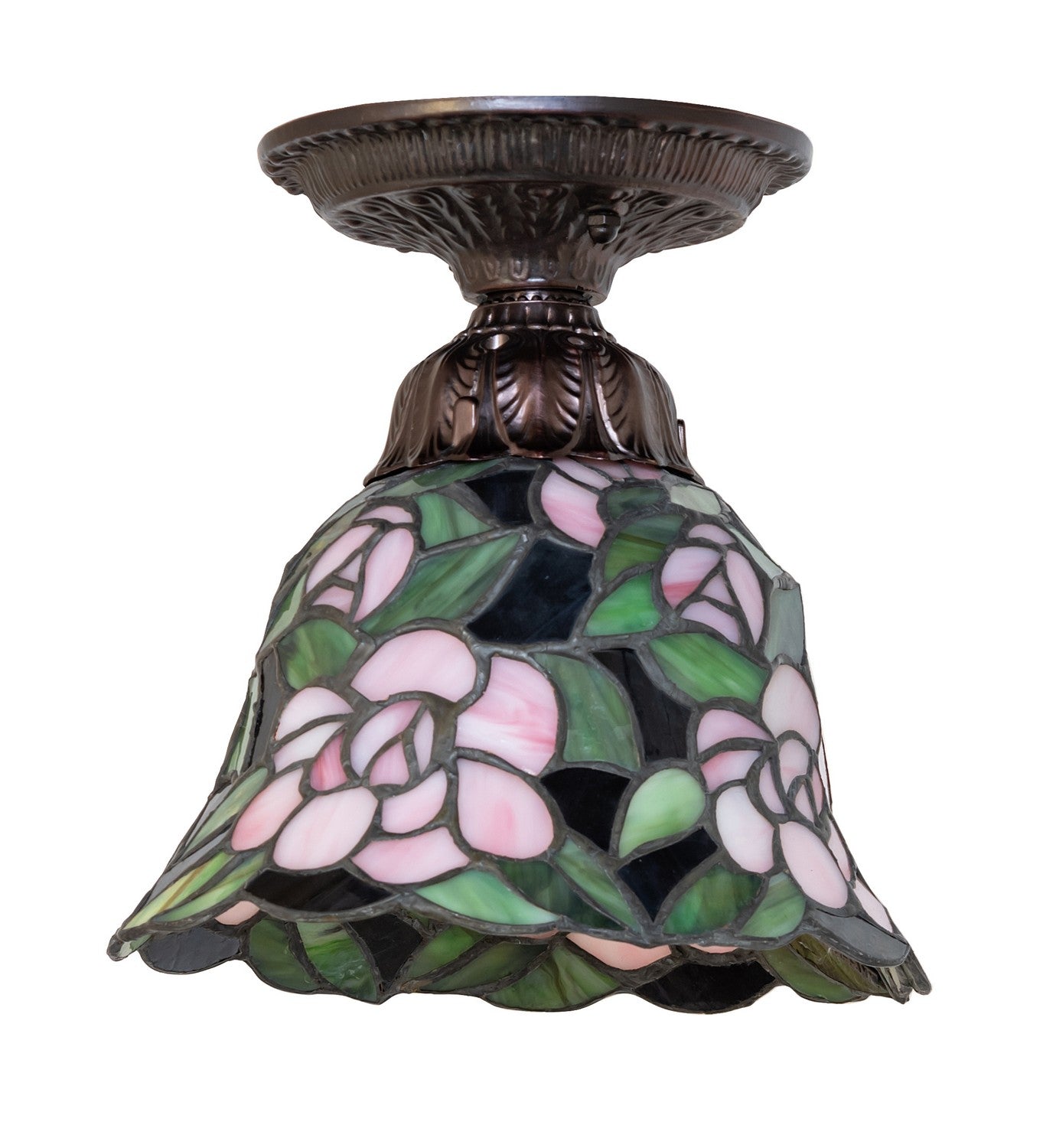 Meyda Tiffany - 276083 - One Light Flushmount - Begonia