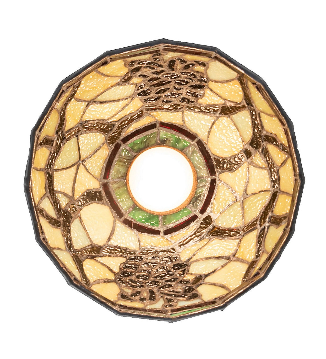 Meyda Tiffany - 276091 - One Light Flushmount - Pinecone