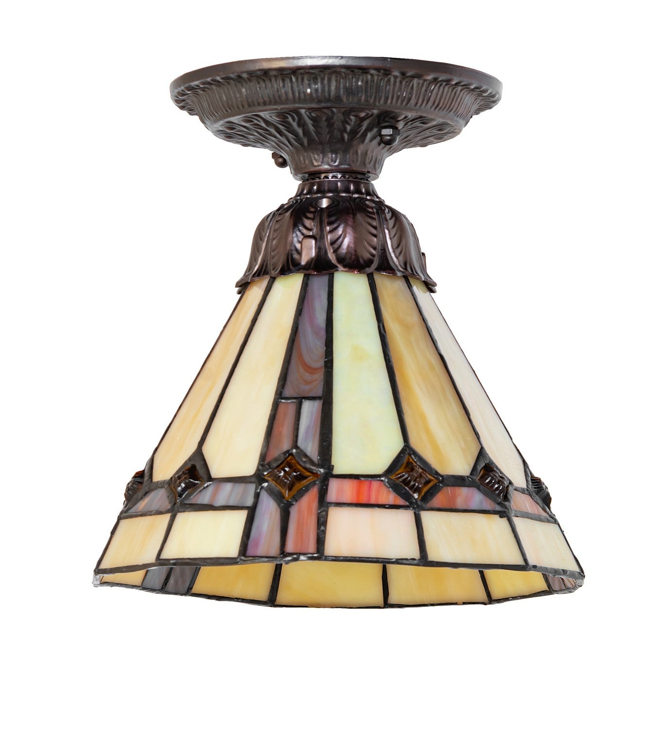 Meyda Tiffany - 276093 - One Light Flushmount - Belvidere