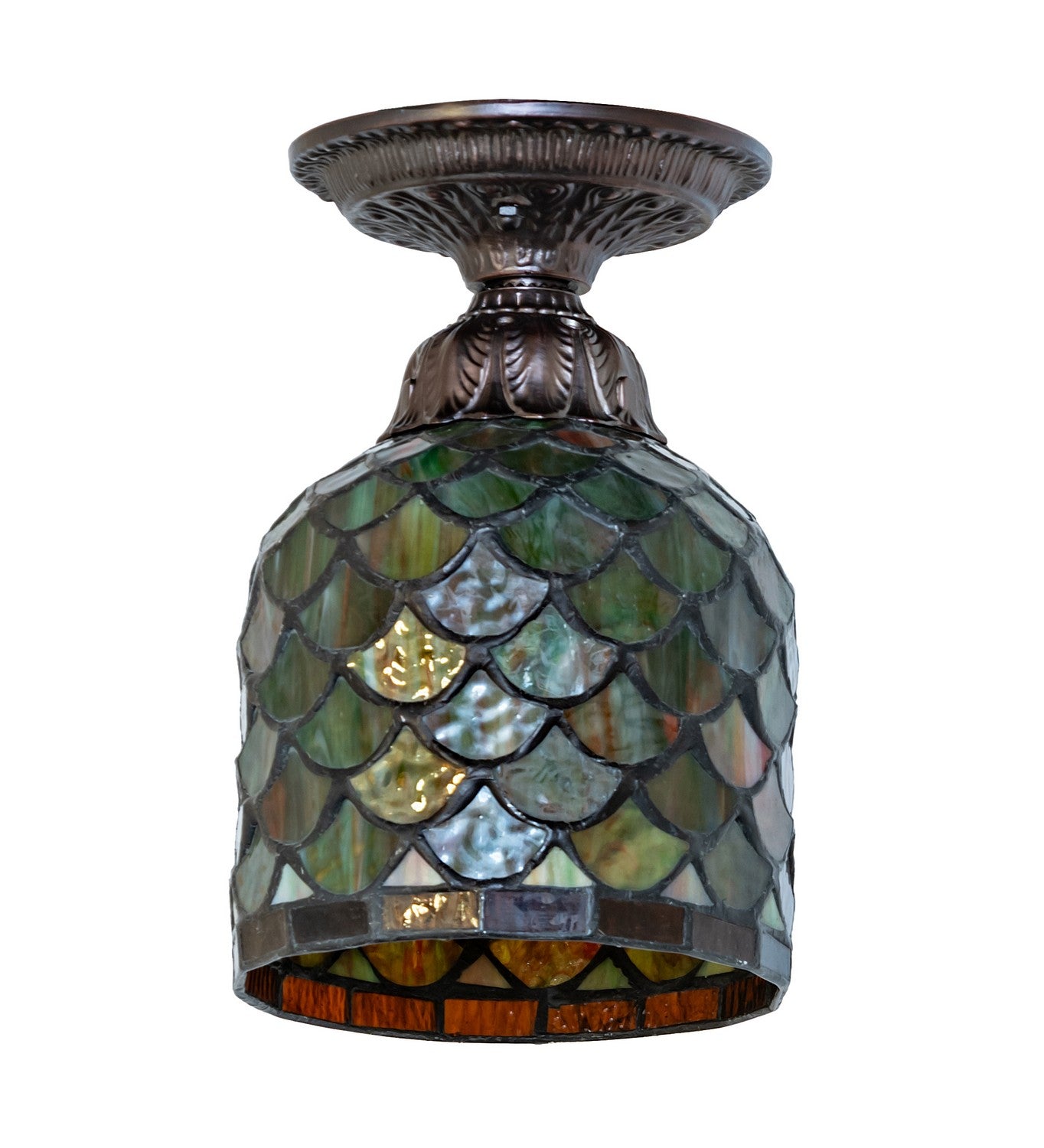 Meyda Tiffany - 276100 - One Light Flushmount - Acorn