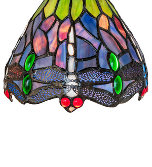 Meyda Tiffany - 276103 - One Light Flushmount - Tiffany Hanginghead Dragonfly