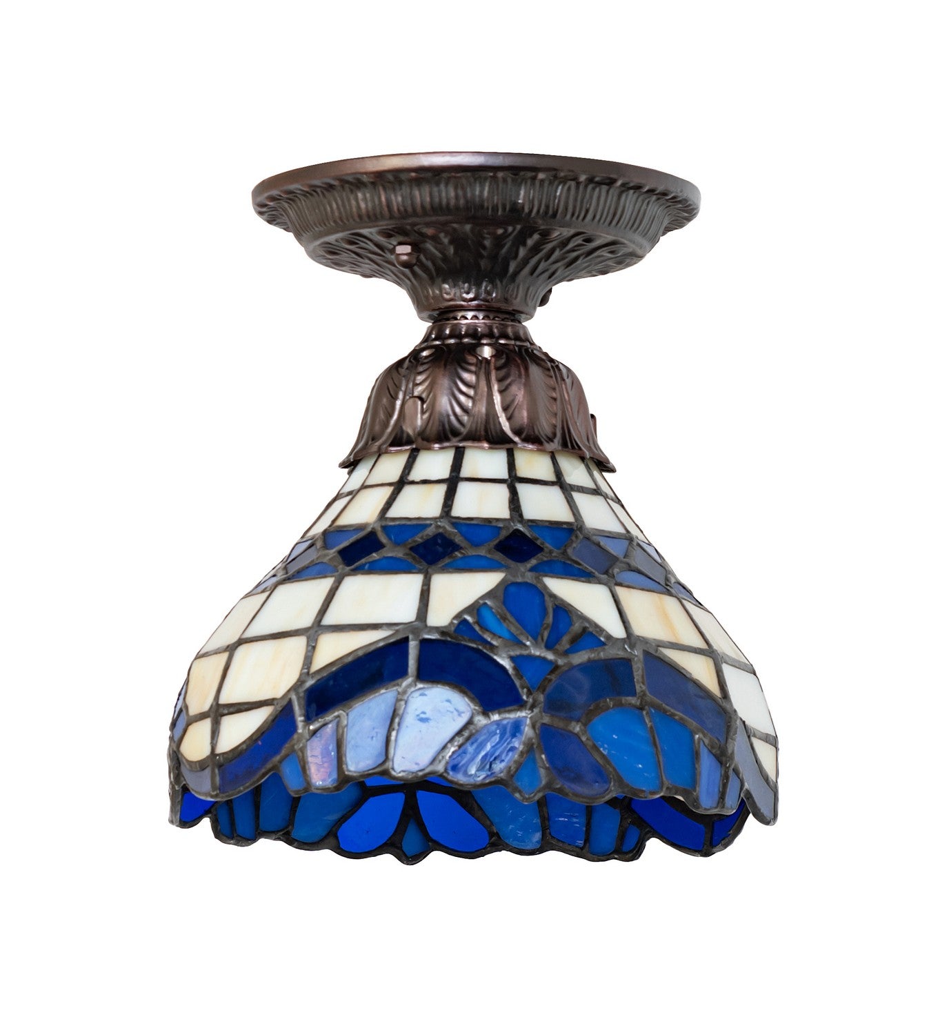 Meyda Tiffany - 276107 - One Light Flushmount - Baroque