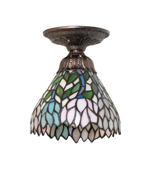 Meyda Tiffany - 276109 - One Light Flushmount - Wisteria