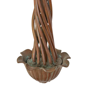 Meyda Tiffany - 69485 - 12 Light Chandelier Hardware - Bronze Lily - Natural Bronze Verdigris