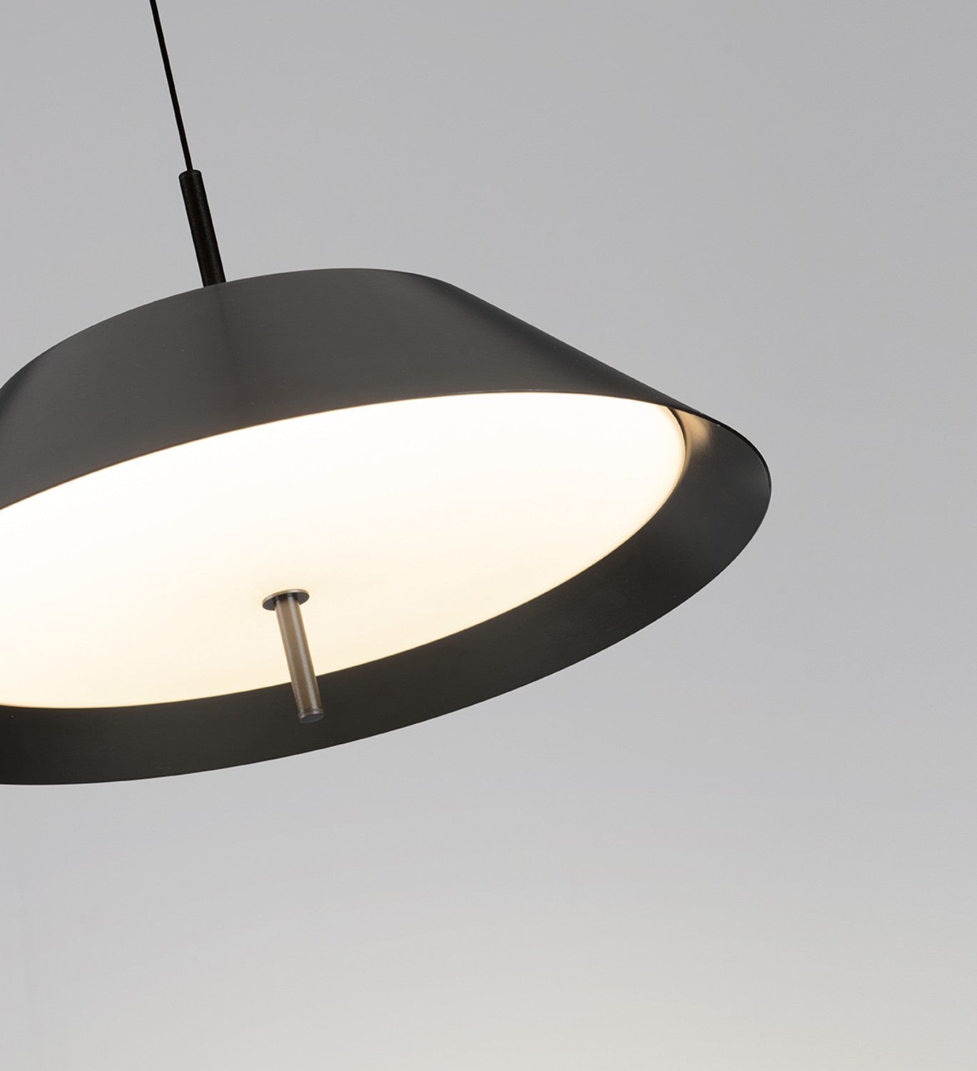 PageOne - PP121975-SDG - LED Pendant - Elena - Satin Dark Gray