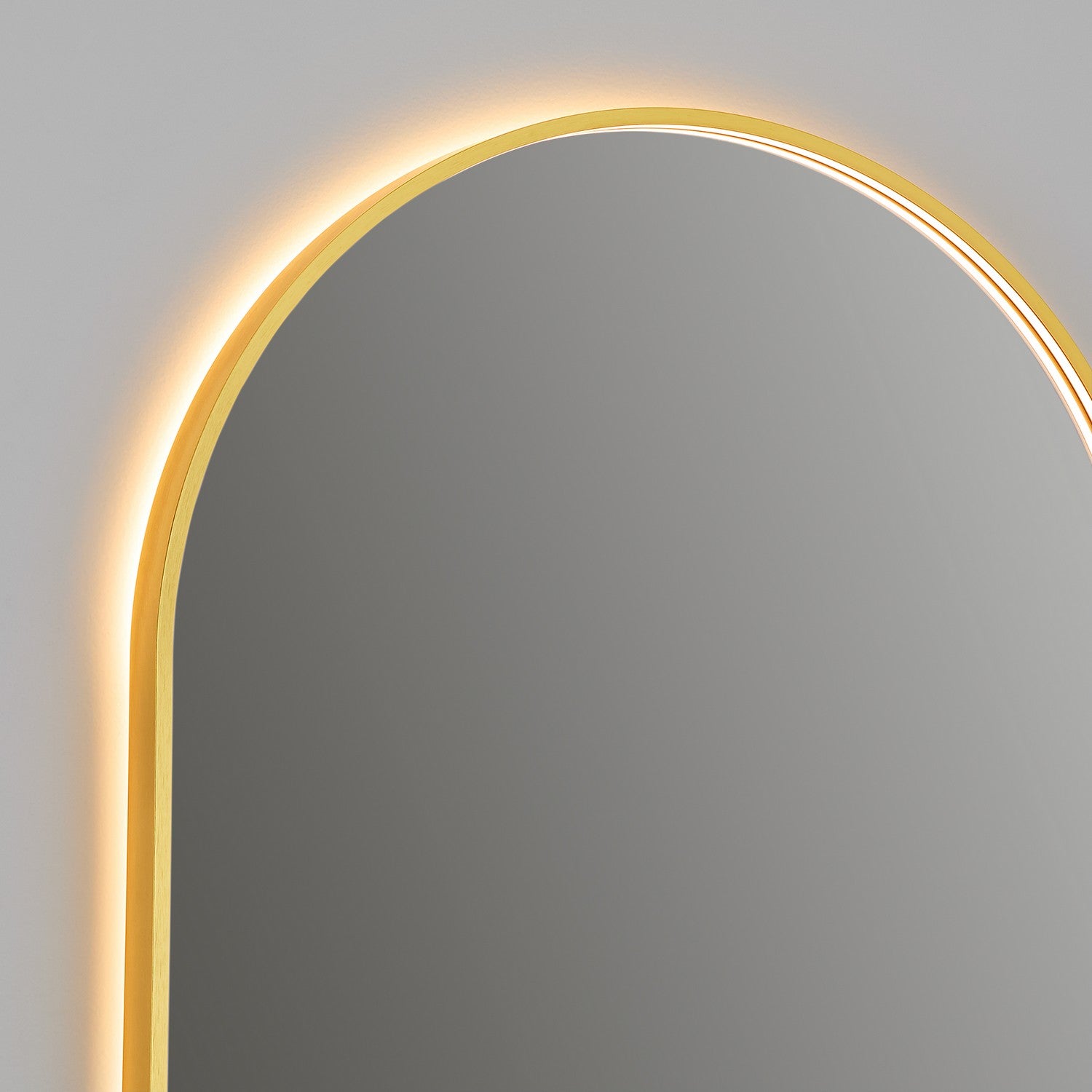 Oxygen - 3-0105-55 - LED Mirror - Avior - Brushed Brass