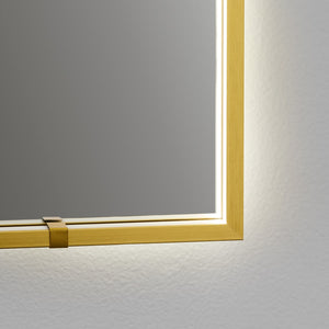 Oxygen - 3-0105-55 - LED Mirror - Avior - Brushed Brass