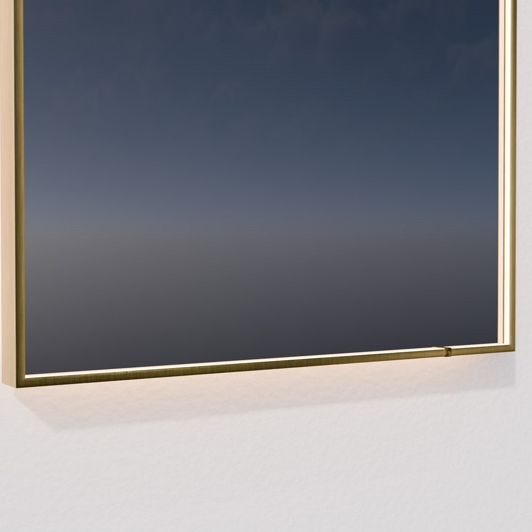 Oxygen - 3-0106-55 - LED Mirror - Avior - Brushed Brass