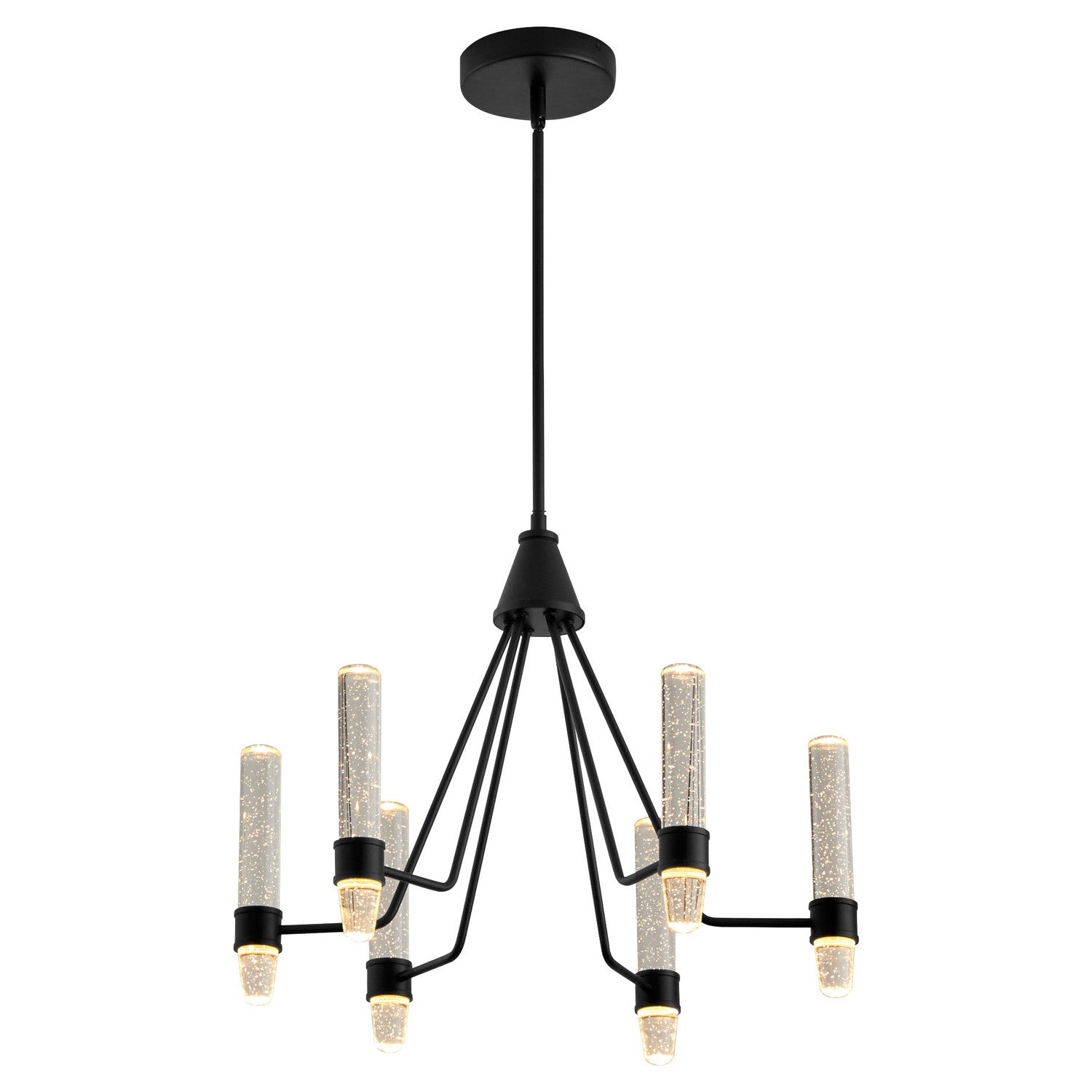 Oxygen - 3-6713-15 - LED Chandelier - Ethos - Black