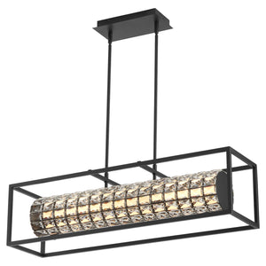 Oxygen - 3-676-15 - LED Linear Pendant - Elan - Black