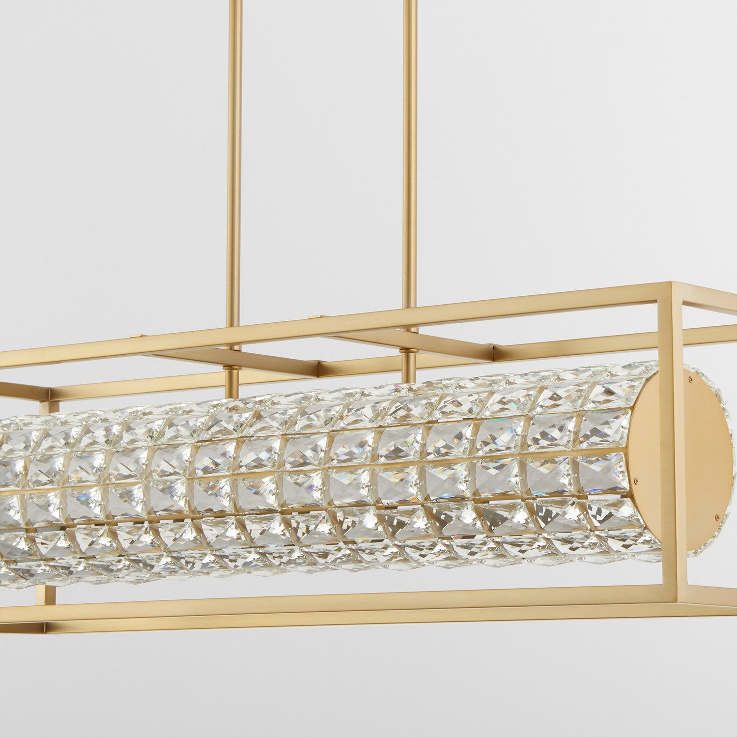 Oxygen - 3-676-40 - LED Linear Pendant - Elan - Aged Brass