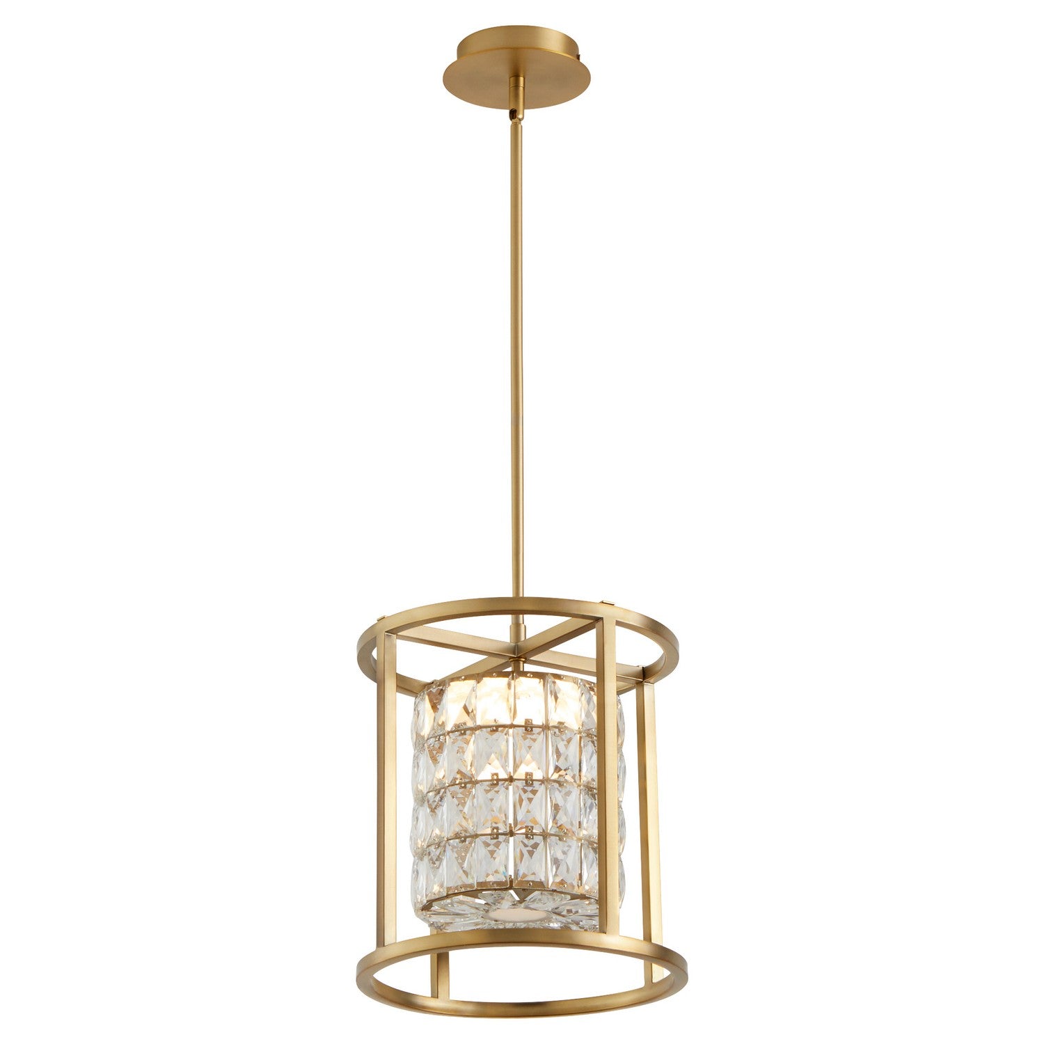 Oxygen - 3-877-40 - LED Pendant - Elan - Aged Brass