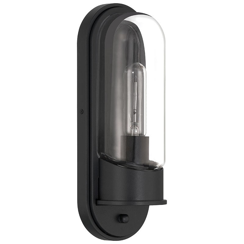 Access - 20320MG-BL/CLR - One Light Outdoor Wall Mount - Magnolia - Black